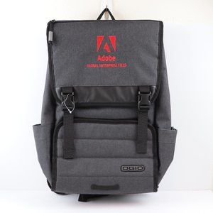 OGIO Apex Rucksack Adobe Embroidered Logo Computer Heather Gray Laptop Backpack